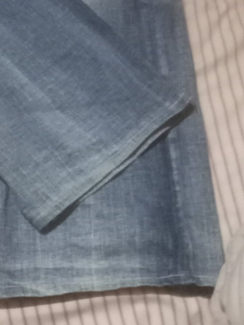 Rock Revival Men's Joel Straight Denim Jeans 40 X 31 Distressed Blue - Picture 11 of 14